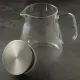 Стеклянный заварочный чайник с металлической крышкой-ситом, 750 мл