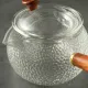 Стеклянный заварочный чайник со стеклянной колбой-ситом и деревянной ручкой, 300 мл