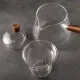Стеклянный заварочный чайник со стеклянной колбой-ситом и деревянной ручкой, 400 мл