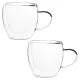 Кружка необжигающая (стекло) 230 мл, 2 штуки