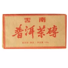 Китайский чай пуэр Шу Плитка, 100 гр