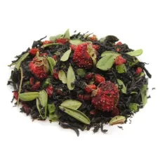 Черный ароматизированный чай Лесная земляника 500 гр