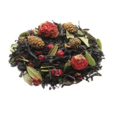 Черный ароматизированный чай Пикантная земляника 500 гр