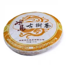 Китайский чай Шу Пуэр Желтый дракон, 357 гр (2015 г., пров. Юннань)