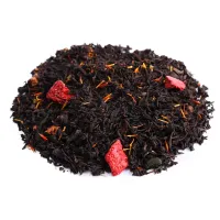 Чай чёрный ароматизированный Земляника со сливками, 500 гр