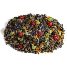 Чай зеленый ароматизированный Сила Тайги, 500 гр