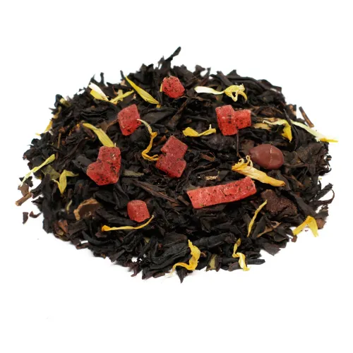 Чай чёрный ароматизированный Земляничный соблазн, 500 гр