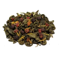 Зеленый ароматизированный чай манго, 500 гр