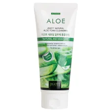 Пенка для лица с алоэ JIGOTT NATURAL ALOE FOAM CLEANSING 180 мл