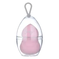 Спонж косметический для макияжа лица Гитара розовый PINK, в упаковке 6 см Singi