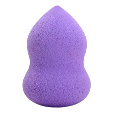 Спонж косметический для макияжа лица гитара фиолетовый PURPLE, в упаковке 6см - Singi