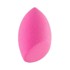 Спонж косметический для макияжа лица срезанный розовый PINK, в упаковке 6см - Singi