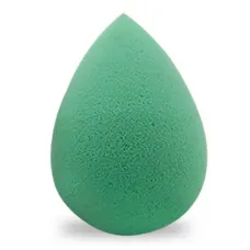 Спонж косметический для макияжа лица яйцо зелёный GREEN, в упаковке 6см - Singi