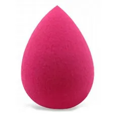 Спонж косметический для макияжа лица яйцо тёмно-розовый HOT PINK, в упаковке 6см - Singi