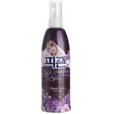 Фиолетовый парфюмированный спрей-кондиционер Spray Mystic Rain Bottle 200 мл - Pigeon