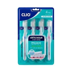 Зубная щетка набор The Style White Ultra Soft Care Toothbrush 4 шт - Clio
