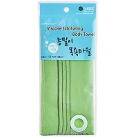 Жесткая мочалка на основе вискозных волокон Viscose Back Bath Towel Sung Bo Cleamy 90 см х 28 см