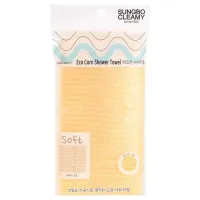 Мочалка из натурального волокна кукурузы для чувствительной кожи Eco Corn Shower Towel Sung Bo Cleamy