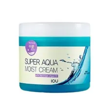 Увлажняющий крем для лица с экстрактом морского винограда Kwailnara IOU Super Aqua Moist Cream 300 мл - Welcos