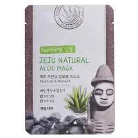 Успокаивающая маска с алоэ Jeju Natural Aloe Mask 20 мл Welcos