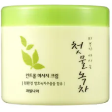 Массажный крем для лица с экстрактом зеленого чая Green Tea Control Massage Cream 300 гр - Welcos