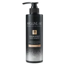 Шампунь для волос с эффектом окрашивания Around Me Color Effect Black Shampoo 500 мл - Welcos