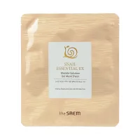 Антивозрастная маска с муцином улитки Snail Essential EX Wrinkle Solution Gel Mask Sheet 28 гр The Saem