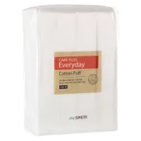 Косметические спонжи из 100% хлопка Care Plus Everyday Cotton Puff The Saem 1200 шт