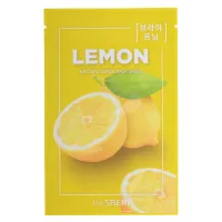 Маска на тканевой основе для лица с экстрактом лимона Natural Lemon Mask Sheet 21 мл The Saem