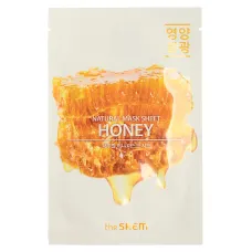 Маска на тканевой основе для лица с экстрактом меда Natural Honey Mask Sheet 21 мл The Saem