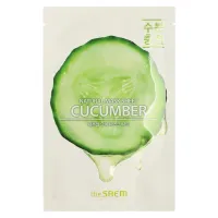 Маска на тканевой основе для лица с экстрактом огурца Natural Cucumber Mask Sheet 21 мл The Saem
