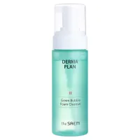 Пузырьковая пенка для проблемной кожи Derma Plan Green Bubble Foam Cleanser 150 мл The Saem