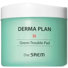 Пилинг-пэды для проблемной кожи Derma Plan Green Trouble Pad - The Saem