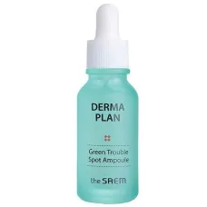 Точечная сыворотка для проблемной кожи Derma Plan Green Trouble Spot Ampoule 20 мл - The Saem