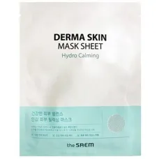 Тканевая маска для заживления повреждений Derma Skin Mask Sheet Hydro Calming 28 мл - The Saem