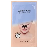 Набор патчей для очищения кожи носа от черных точек 6 шт Secret Pure Nose Clear Patch Set The Saem
