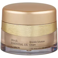 Крем для лица антивозрастной Snail Essential EX Wrinkle Solution Cream 50 мл - The Saem