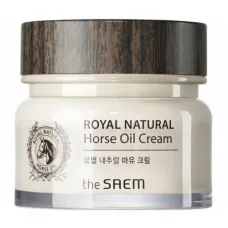 Крем для лица с лошадиным жиром Royal Natural Horse Oil Cream 80 мл - The Saem