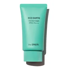 Солнцезащитный крем Eco Earth Cica Sun Cream 50 мл - The Saem