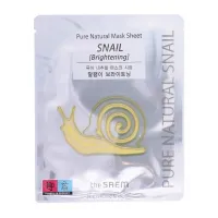 Маска на тканевой основе Pure Natural Mask Sheet (Snail Brightening) The Saem 20 мл