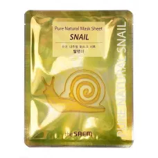Маска тканевая Pure Natural Mask Sheet [Snail] 20 мл - The Saem