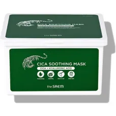Набор масок тканевых Cica Soothing Mask 30 шт - The Saem