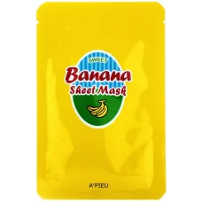 Маска для лица тканевая Banana & Honey Sheet Mask 23 гр - APieu