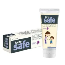 Детская зубная паста со вкусом винограда Kids safe 90 гр - Lion