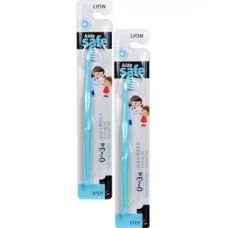 Набор зубных щеток детский Kids SafeToothbrush Step1 2 шт - Lion