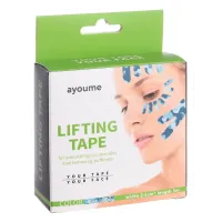 Голубой камуфляж кинезиотейп для подтяжки лица Kinesiology Tape Roll Ayoume 2,5см*5м