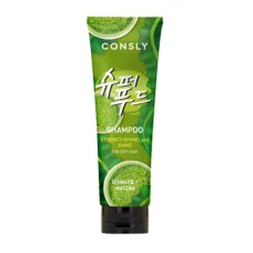 Шампунь с экстрактами водорослей и зеленого чая Seaweed & Matcha Shampoo Strength & Shine 250 мл - Consly