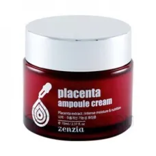 Крем для лица с плацентой Placenta Ampoule Cream 70 мл - Zenzia