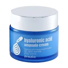 Увлажняющий крем для лица с гиалуроновой кислотой Hyaluronic Acid Ampoule Cream 70 мл - Zenzia