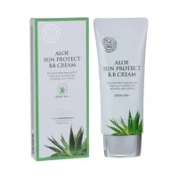 Крем ББ для лица с экстрактом алоэ солнцезащитный, ALOE SUN PROTECT B.B CREAM SPF41 PA++ 50 мл Jigott
